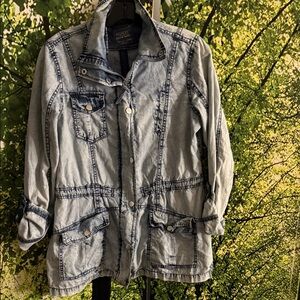 Ashley By 26 International Denim Jacket with Dark Stitching